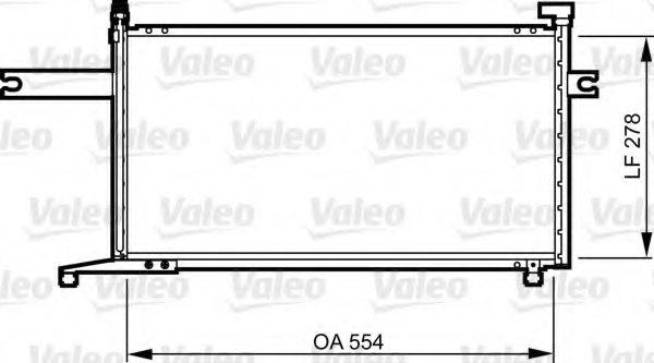 VALEO 817732 Condenser, air conditioning